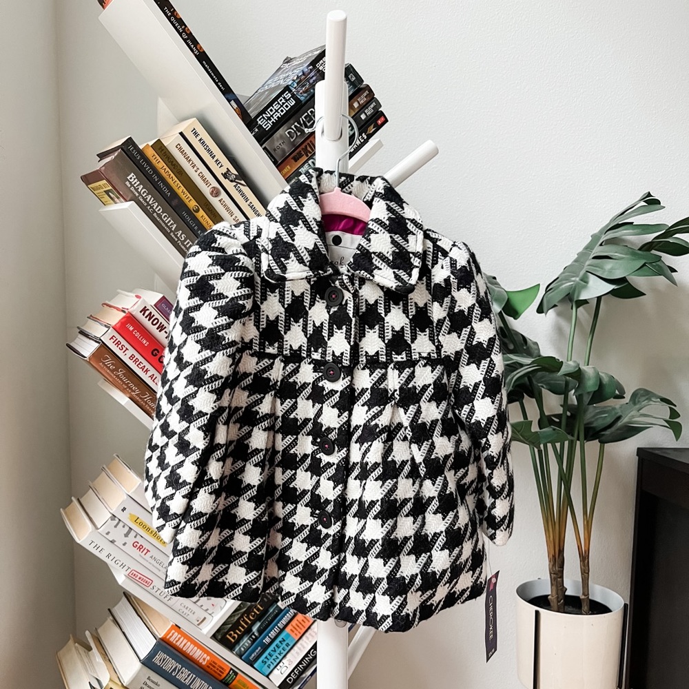 Girl’s Houndstooth Coat